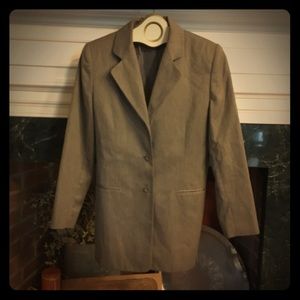 Olive, long blazer